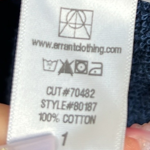 Blue Tie-Dye Boxy Women's Top - Picture 4 of 6